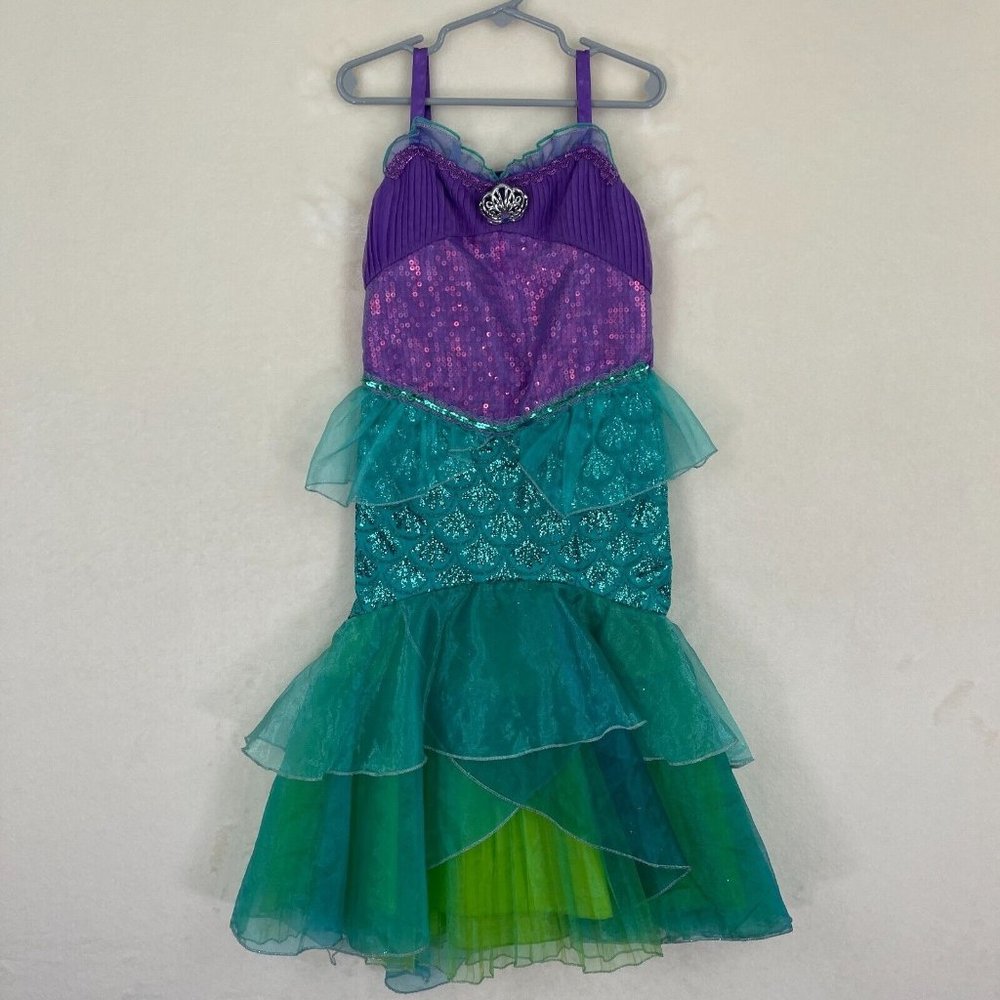 Disney Ariel Castle Collection Little Mermaid Costume Girls Size 5/6
